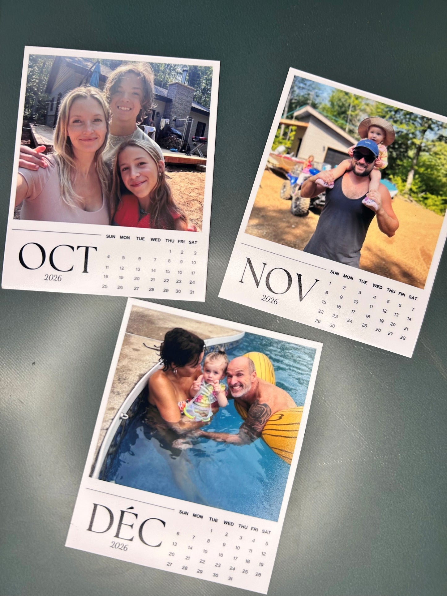 Calendrier 2026 individuelle