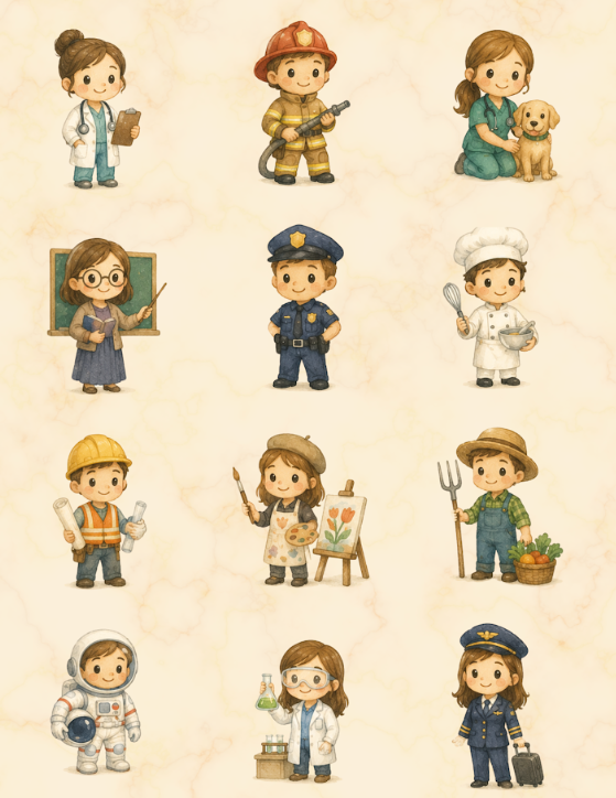 Careers (12 magnets)