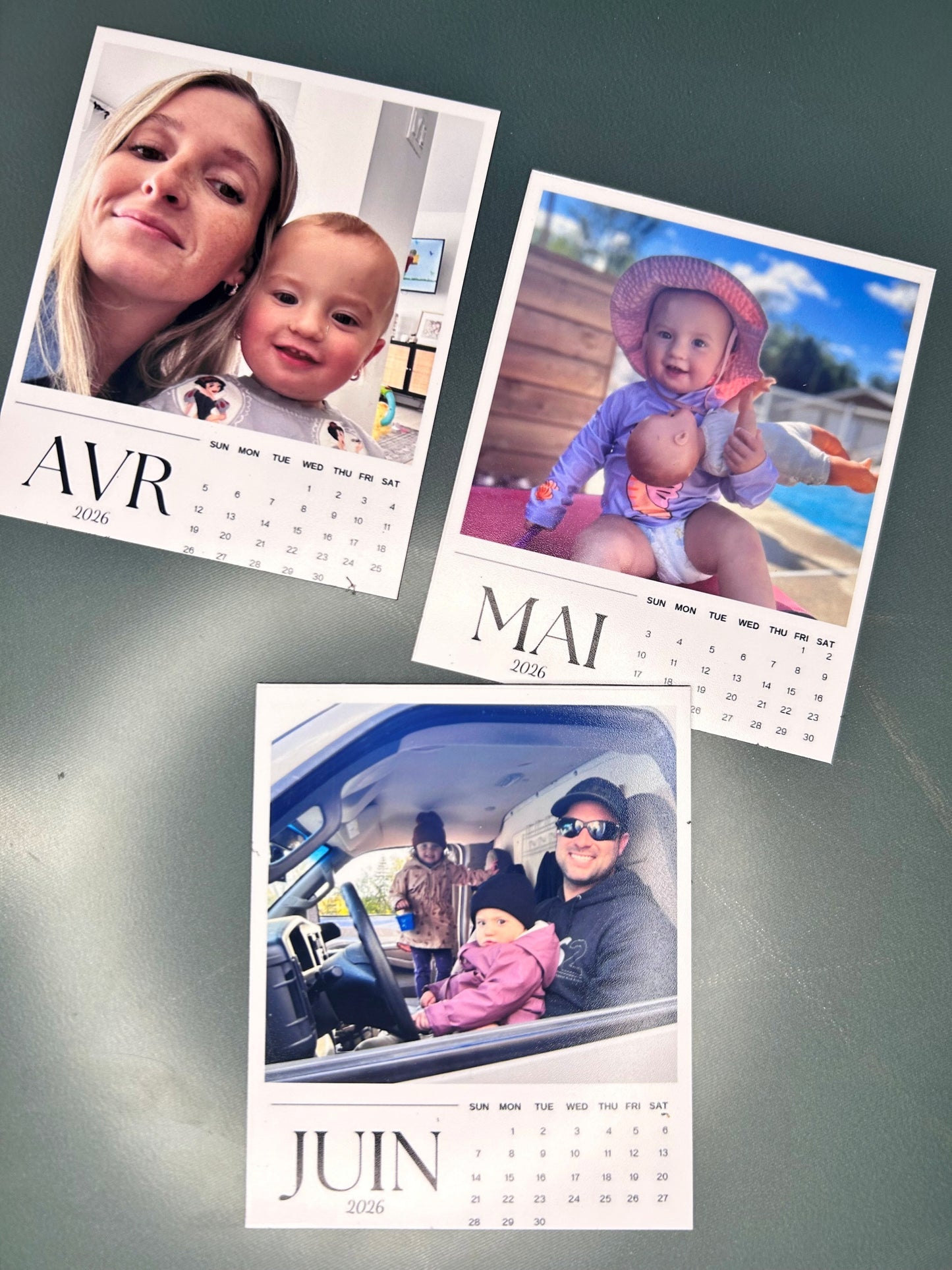 Calendrier 2026 individuelle