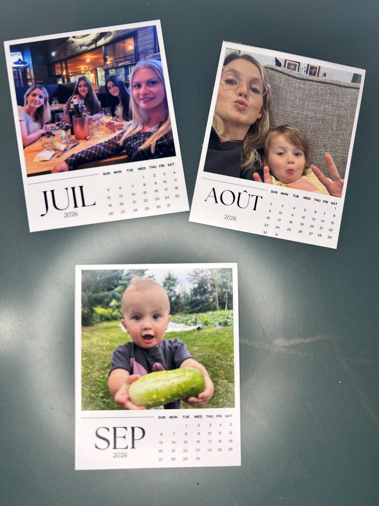 Calendrier 2026 individuelle