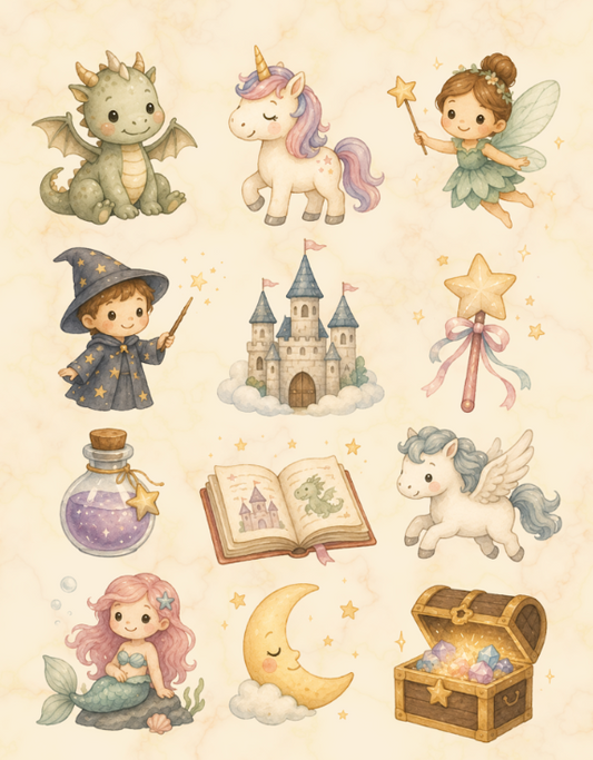 Fantasy (12 magnets)